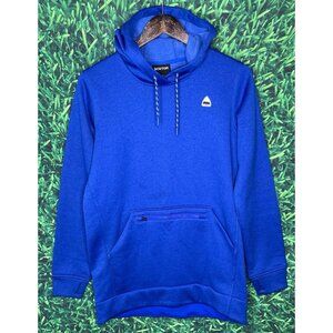 Burton Oak Long Pullover Hoodie Sweatshirt Cobalt Blue Women’s Small Outdoor